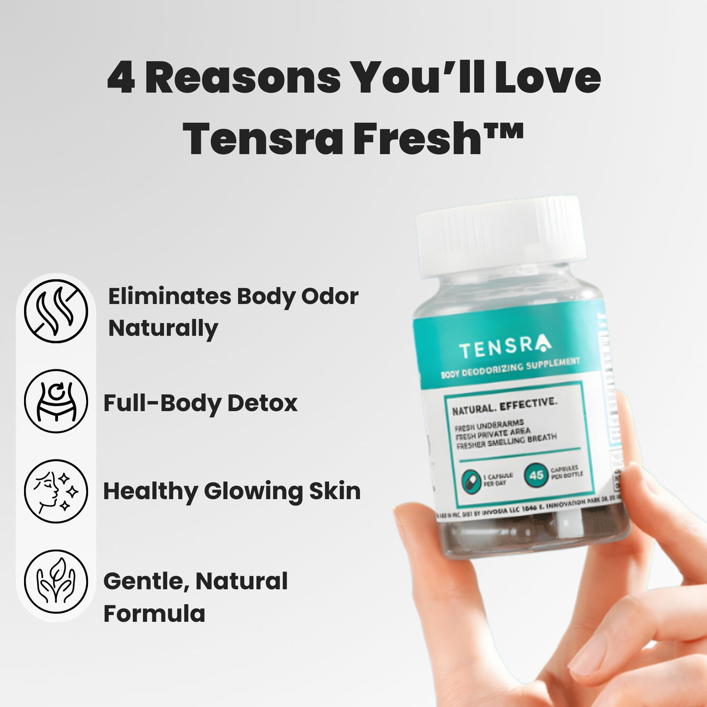 Tensra Fresh™ For Body Odor, Detox & Skin